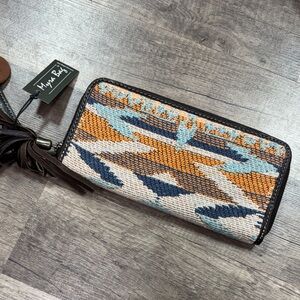 Maya Bay Woven Clutch Wallet
